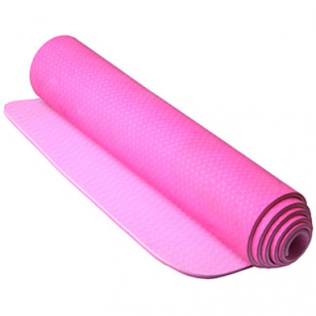 Yoga Mats  Odor Free / Sticky / Eco Friendly / Quick dry (1/4 inch) 6 Red / Blue / Green / Dark Purple LEFAN  