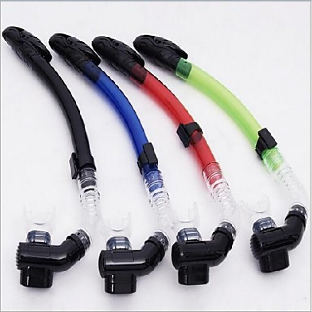 Snorkeling Equipment Silicone All Dry Breathing Tube Diving Breathing Tube Full Bar(Random Colors)