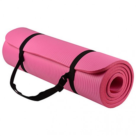 Yoga Mats Thick / Odor Free / Non Slip / Eco Friendly / Non Toxic (1/3 inch) 8 / (0.4 inch) 10 / (0.6 inch) 15Pink /  