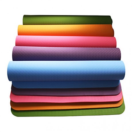 Yoga Mats 183*80*1 Non Toxic (0.4 inch) 10 Red / Blue / Green / Dark Purple #  