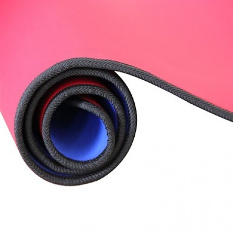 7 mm Dual Color Reversible Yoga Mat for Sit-Up Exercise  