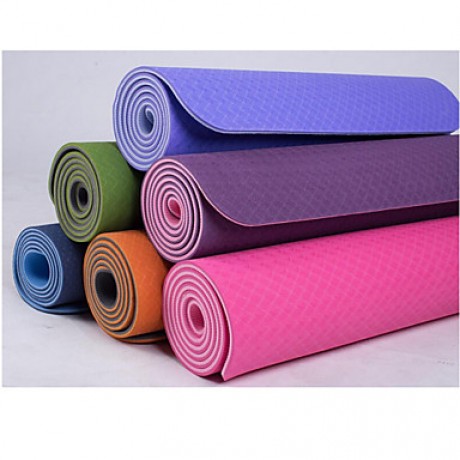 Yoga Mats 183*61*0.8 Non Toxic (1/3 inch) 8 Blue / Green / Orange / Purple #  