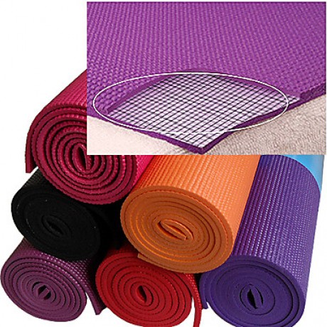 Eco-Friendly Extra Thick Slip Resistant Yoga Pilates Mat (6mm)  