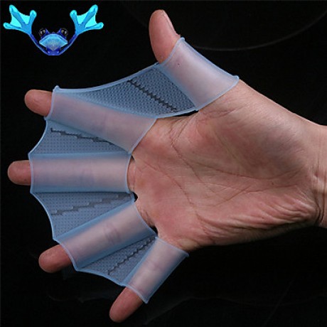 Swimming Gear Fin Hand Webbed Flippers Silicone Training Glove Women Men Kids Webbed Gloves For Swimming