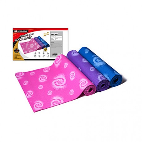 Non Slip/Sticky/Eco Friendly/Waterproof/Quick dry 6 mm Thick Pink/Blue/Purple PVC Yoga Mats with  Mat Bags  