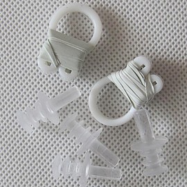 PVC Material Earplugs/Nose Clips for Diving/Swimming