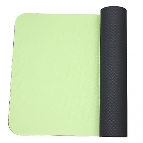 Extra Thick Slip Resistant Eco-Friendly Yoga Pilates Mat (6mm Intranet Reinforcement)  