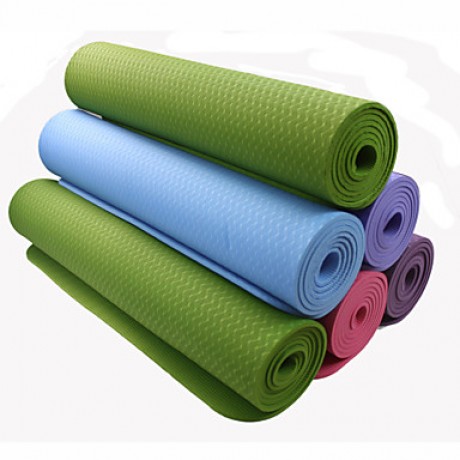 Yoga Mats 183*80*0.6 Non Toxic (1/4 inch) 6 Pink / Blue / Green / Orange / Purple #  