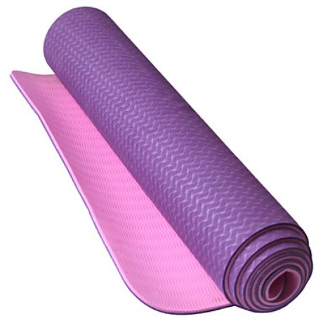 Yoga Mats  Odor Free / Sticky / Eco Friendly / Quick dry (1/4 inch) 6 Red / Blue / Green / Dark Purple LEFAN  