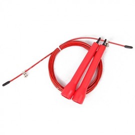 Crossfit Speed Canle Wire Skipping Jump Rope Adjustable Length Cardio Heart