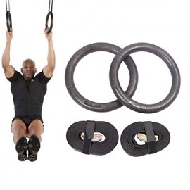 Protable Olympic Gymnastic Rings for Crossfit Gym Shoulder Strength Training Crossfit Pullup Bar