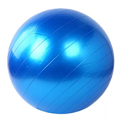 75cm Fitness Ball PVC Yellow / Red / Pink / Gray / Blue / Purple Unisex