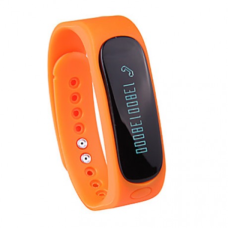 E02 Sport bluetooth bracelet smart watch healthy Wristband Time/Caller ID/alarm/Pedometer Sleep Monitor for IOS Android