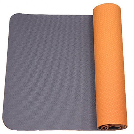 Extra Thick Slip Resistant Eco-Friendly Yoga Pilates Mat (6mm Intranet Reinforcement)  