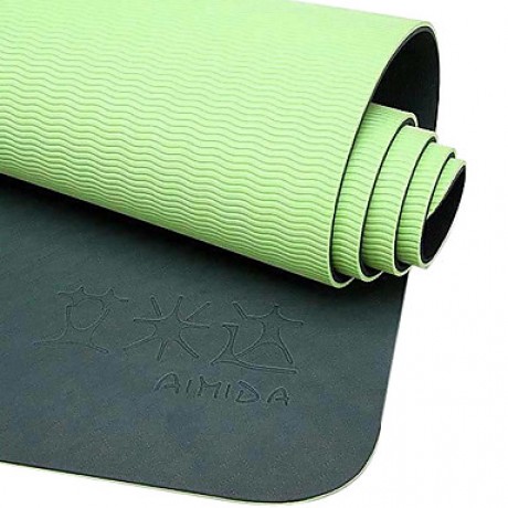 Extra Long Eco-Friendly Yoga Pilates Mat (6mm)  