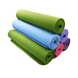 Yoga Mats 183*80*0.6 Non Toxic (1/4 inch) 6 Blue / Green / Orange / Purple / Dark Purple #  